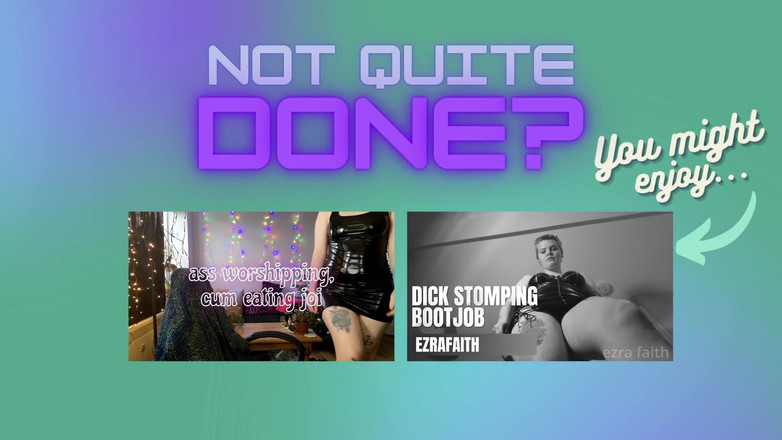 Ezra faith: Sezení na obličeji, dokud se nevystříkám! Exekutorská výhružka