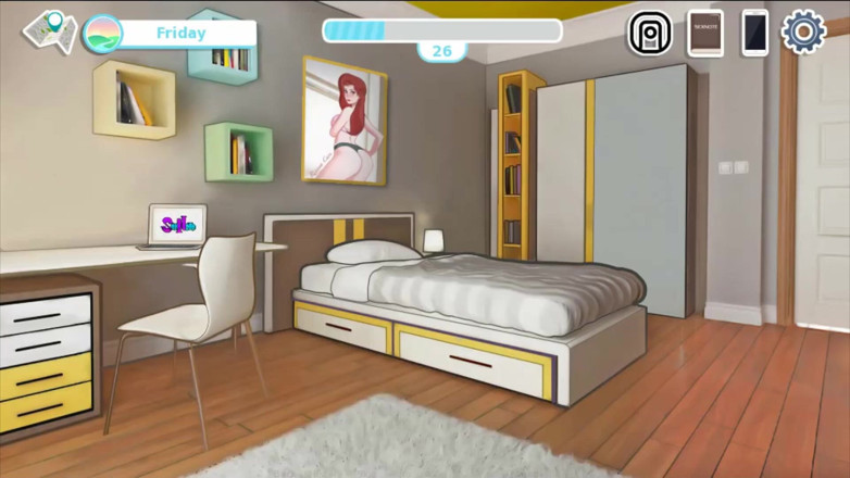 Cartoon Play: Sexnote Część 16 - MILF szarpanie pod prysznicem