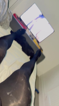 In Bed Wearing Nylons