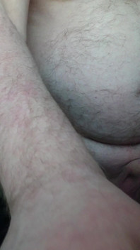 Naked, Chubby and Hard Cock