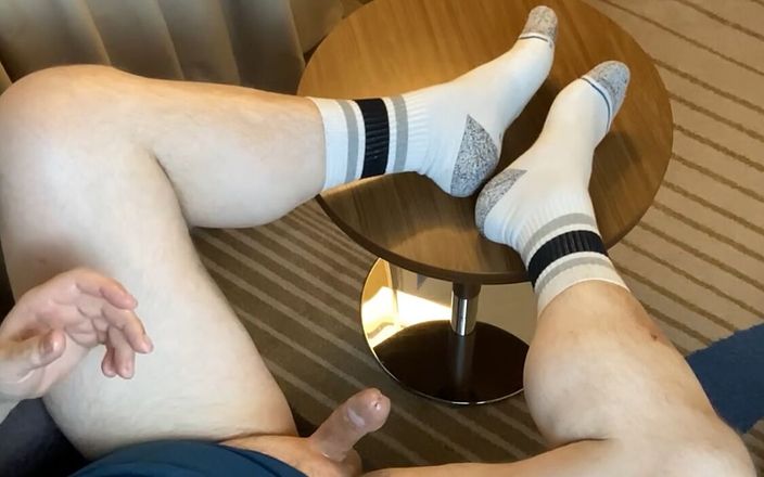High quality socks: Bruslařské ponožky s bílým kličkem
