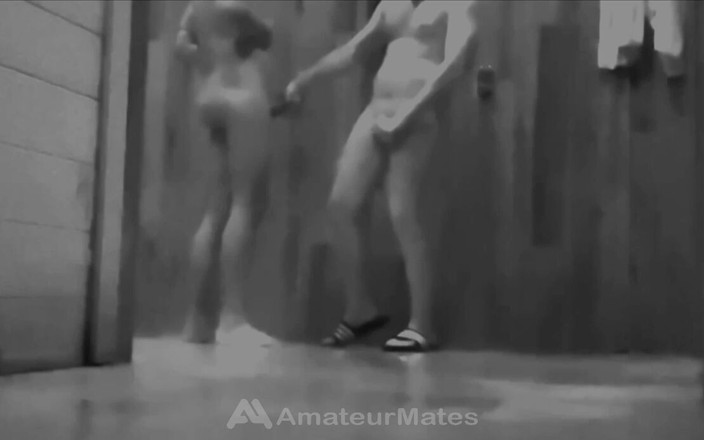 AmateurMates: Amateur Guys Caught Having Fun in the Gym's Public Shower