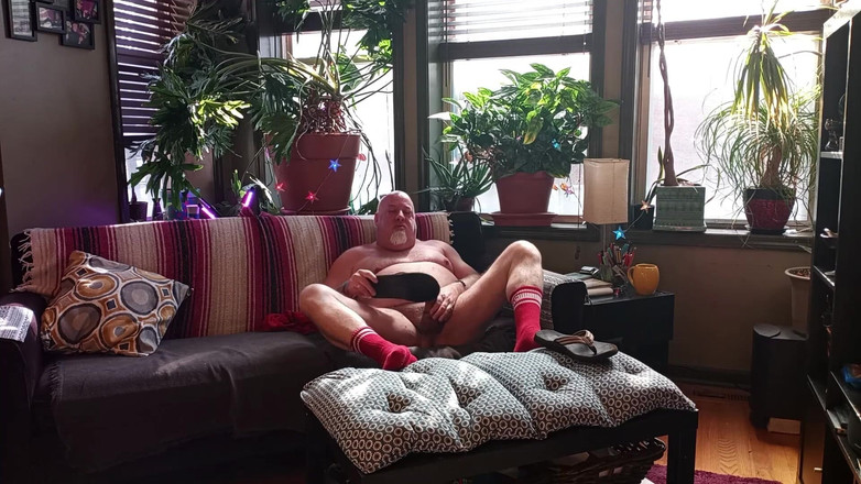 beardaddychub: Niedźwiedź szarpie się w klapki - funkcja bonusowa zawarta na końcu