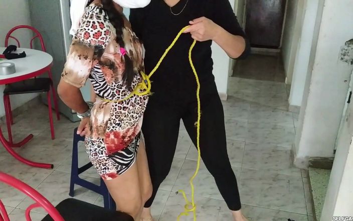 Selfgags Latina Bondage: Výcvik Pocahontas
