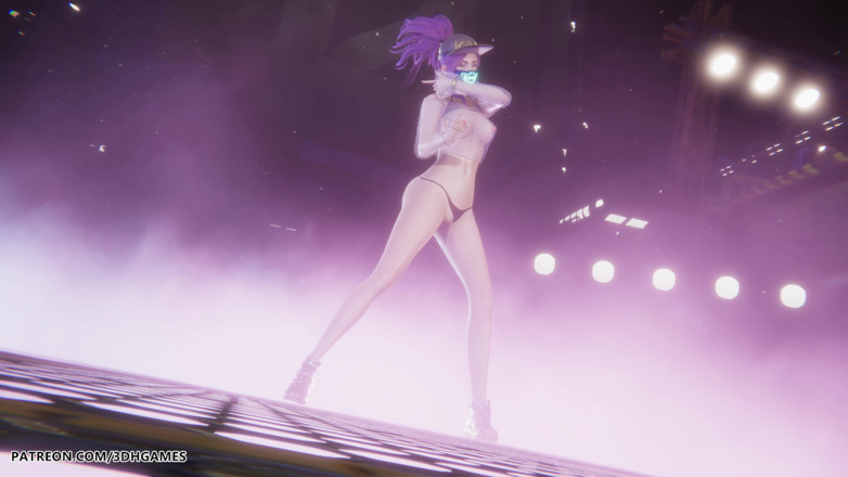 3D-Hentai Games: Mmd Lisa - Akali Akali ลีกเปลื้องผ้าเซ็กซี่ของเฮนไตในตํานานแบบไม่เซ็นเซอร์ 4K 60fps