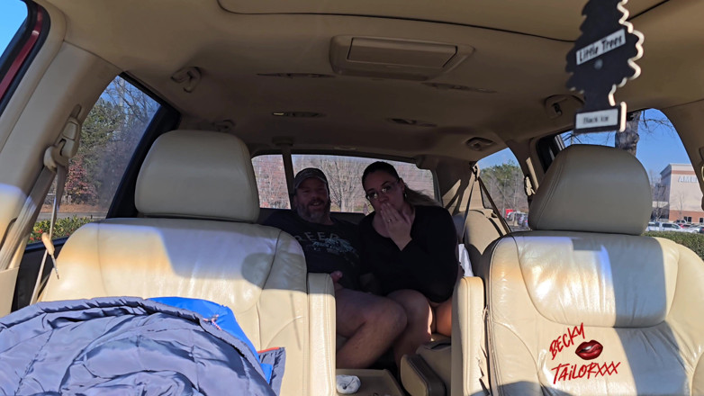 MrandMrsTailor: Hubby Creampies Wife in Mall Parking Lot