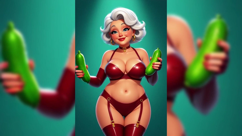 AI Porn: 奶奶黄瓜动画