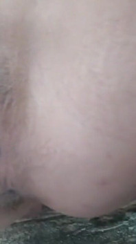Masturbation in city park pussy and anal