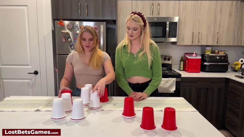Lost Bets Games: Taylor Pairs with Maddie for a Playful Strip Dice Cup...