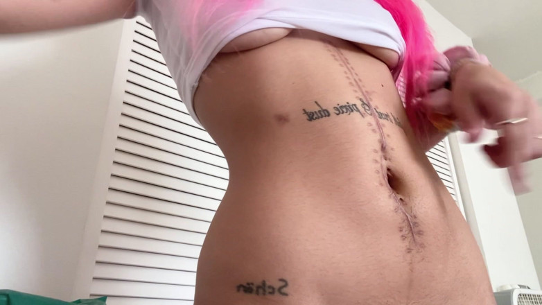 Nali Marie: Nút bụng móc cua pov scar tôn sùng cái bụng...