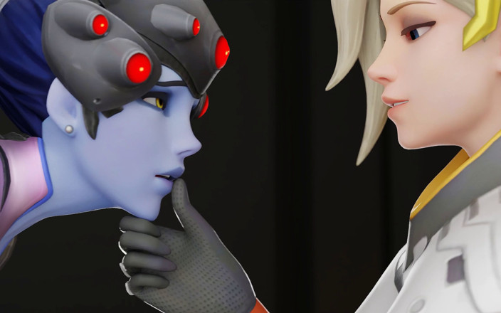 Orlikx: Widowmaker покараний за торт - інтенсивний великий чорний член, трах і кремпай - 3d overwatch порно