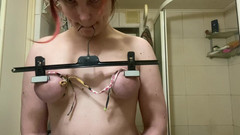 Elena917: BDSM vú cho đến khi đạt cực khoái - trói buộc, ngón tay...