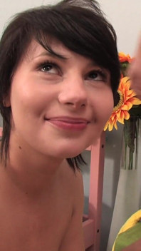 Open your mouth,  teen slut
