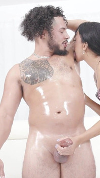 Johnny Casper Gets a Messy Worship From Bianca Bangs!