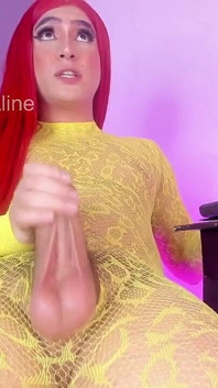Modelo Trans Colombiana Polla Gorda Blanca POV