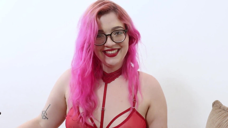 Lady Snow Brasil: Baculatá holka pěkně kouří a škádlí mě