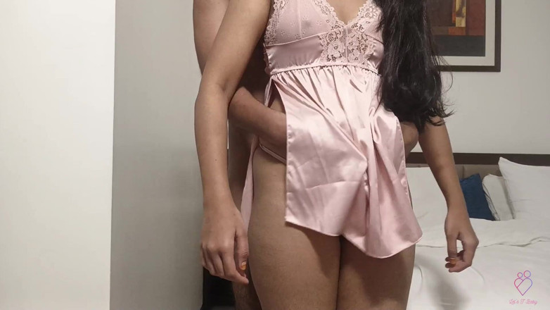 LetsFbaby: Passionate Hard Fuck Before Going Bed
