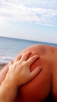 Men fuck sexy blonde teen Nicole Pearl on beach