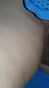My Stepmother Was Cleaning the Kitchen and Flashed Her Hairy Pussy.