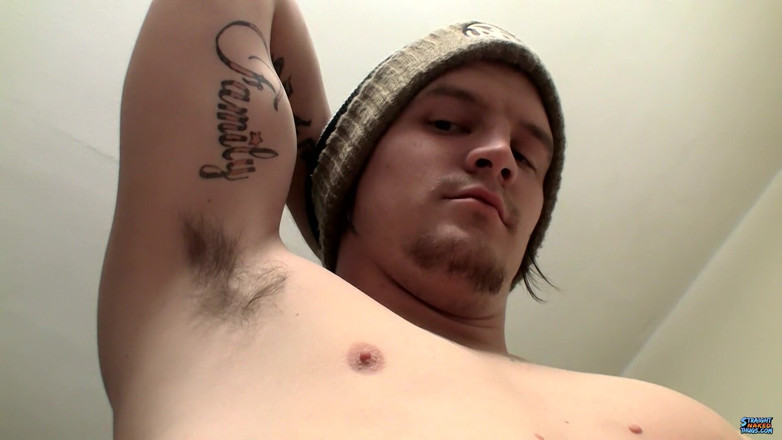 Straight naked thugs: Prosty Jock Lex jest gotowy do biustu
