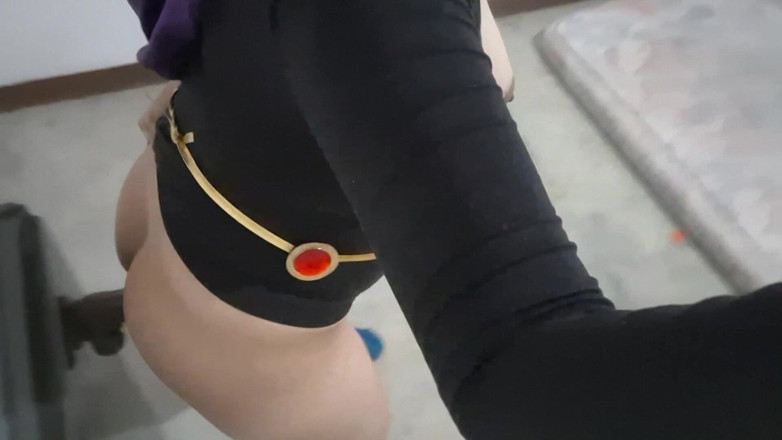fermerino: Cute Small Penis Trans Raven Anal Fucking Her White Ass...
