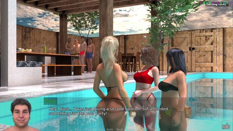 Porny Games: Según Sofia por Grima Grima - pareja teniendo anal en la...