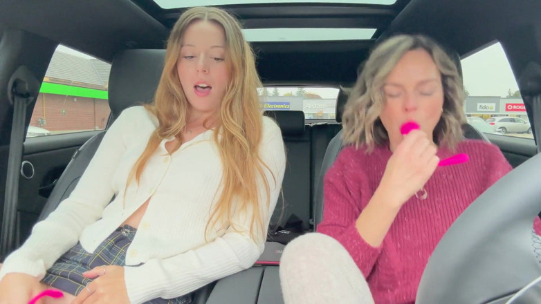 Nadia Foxx: Serenity Cox and Nadia Foxx Take on Another Drive Thru...