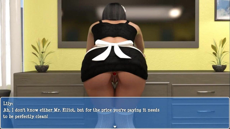 Dirty GamesXxX: Lily del valle: criada traviesa con un tapón anal en...