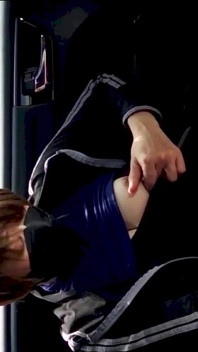 Masturbating in a Car in a Parking Lot in the Middle of the Day