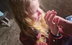Outdoor Fick Am Keltenwall Mit Cumshot