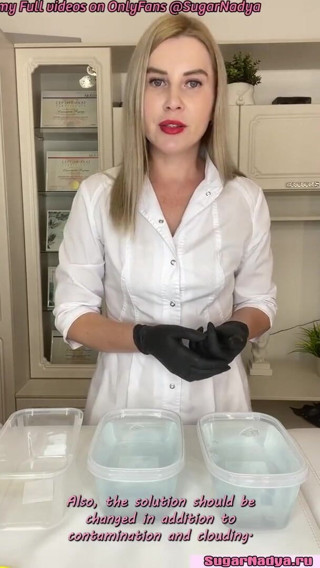 SugarNadya: The process of disinfecting work tools by SugarNadya