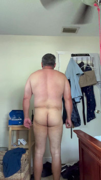Nude Man in Bedroom
