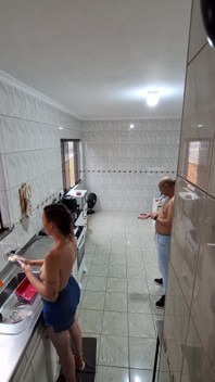 Maid Takes off Her Clothes and Accepts a Facial for Extra.