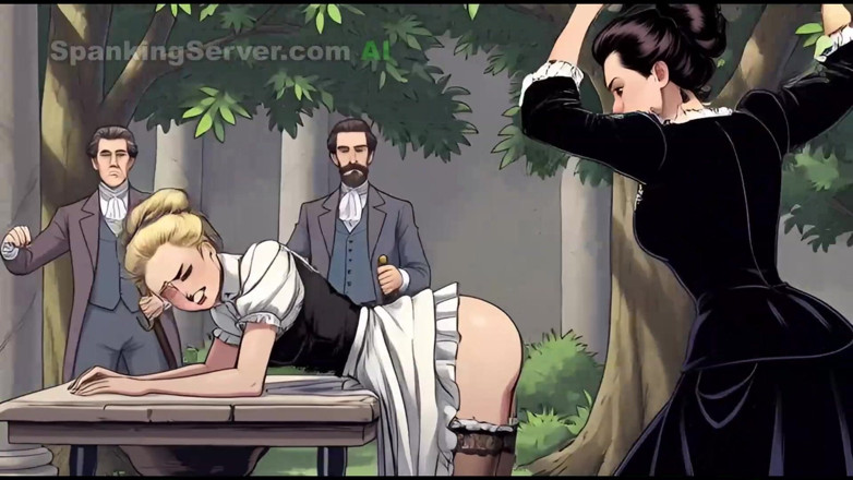 SpankingServer - AI: La domestica viene punita, 270326comic1