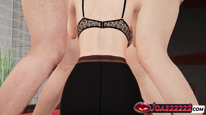 Joas22222: Calda ragazza coreana juna nel sesso di gruppo 3D Hentai - doppio...