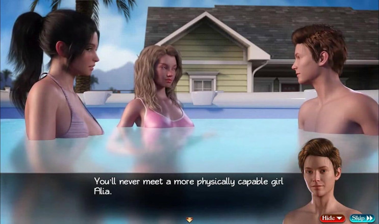 Dirty GamesXxX: Сокровище Нади: вечеринка в бикини на заднем дворе, эпизод 39