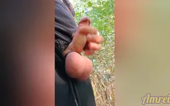 Peed on Camera for the First Time and Cum Later in the Park!