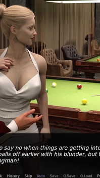 Project Myriam - Gorąca MILF dostaje DP na stół bilardowy # 1 - gra 3D, HD, 60