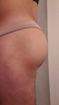 Ass in Girls Underwear