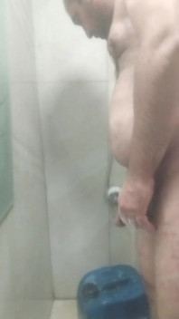 Stepdaddy in the Office Bathroom