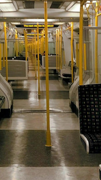 Tirando a roupa e se masturbando no metrô com Garabas e Olpr
