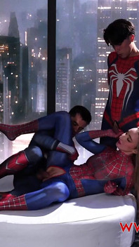 Chica araña por superhéroes Lula
