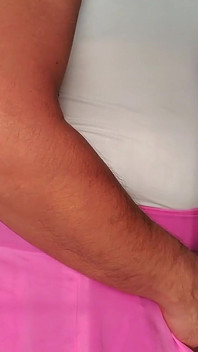 Lime Green Sissy Panties Wanking and Cuming