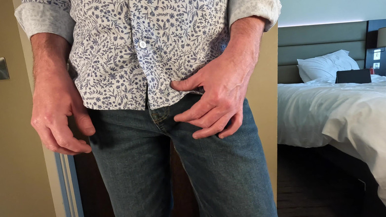 The Perfect Cock: Stepdaddy Creams up His Semi-hard Big Bear Cock