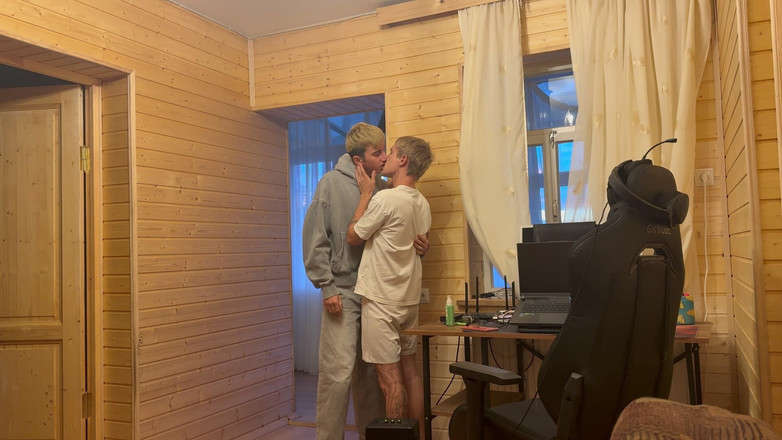 Ethan Lestray: Full Video Guy with Big Cute Twink's Tight While His...