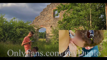 GayDuplo: 在白色 ck 三角裤中被抓到吹大 twink 公鸡