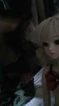 Ejaculând pe Alessa lenjerie