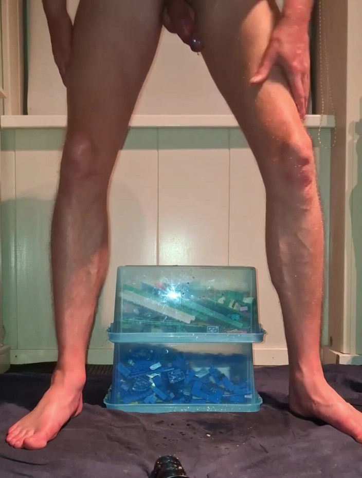 NoFace Twink X: Ragazzo gay caldo solo duro e grosso cazzo cavalca dildo...
