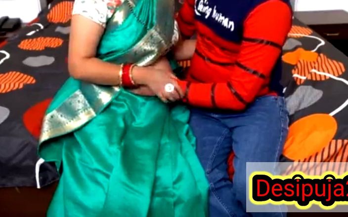 Desi Puja: Duidelijk Hindi-audio Devar Bhabhi seksverhaal