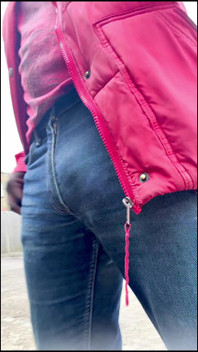 Out Walking Commando and the Monster Inside My Jeans Is Bulging Out
